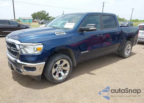 2022 Ram 1500 Lone Star 4X4 5'7 Box from USA, damaged, VIN 1C6SRFFT1NN255051